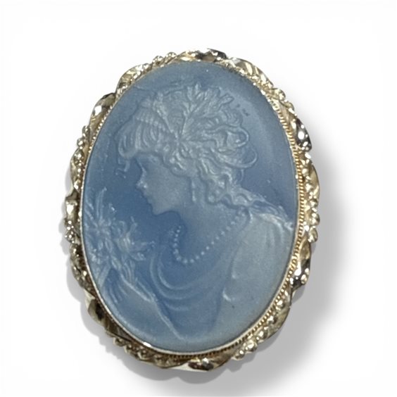 Brosche Mandile 1922 Dame Cammei  in Silber 2MSPCM158 - 2MSPCM158